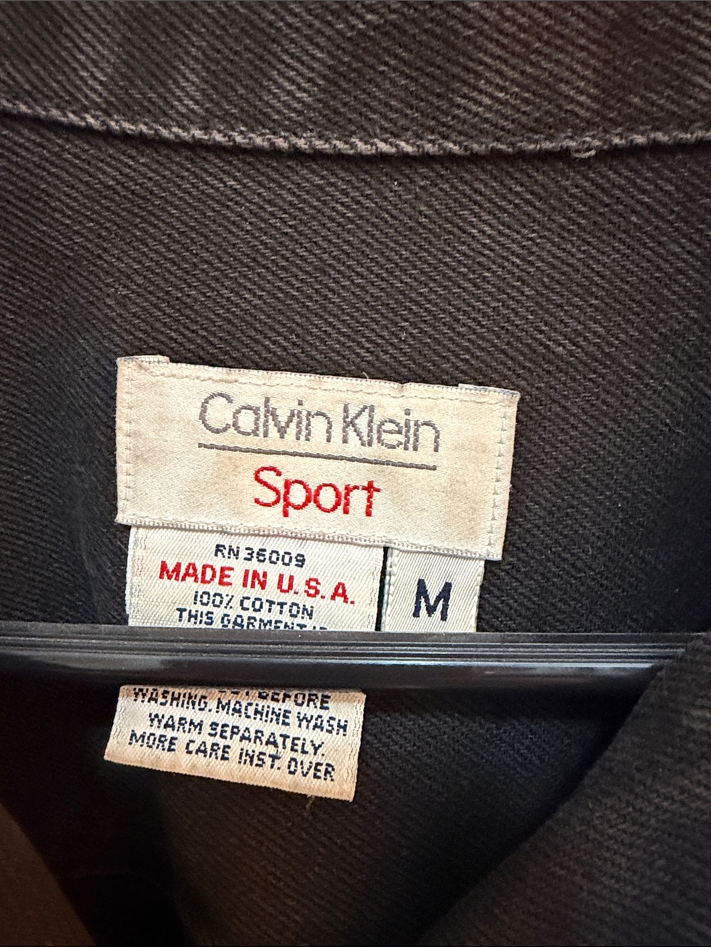 Calvin Klein Black Cropped Denim Jacket - Women's Jean Jacket - Picture 2 of 4